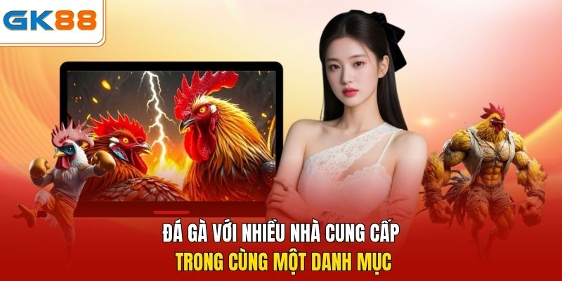 Đá gà với nhiều nhà cung cấp trong cùng một danh mục